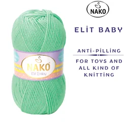 Nako Elit Baby miękka przędza dzierganie ręczne szydełkowanie nici DIY Amigurumi dziecko dzianiny szalik koc ponczo Cardigan czapki