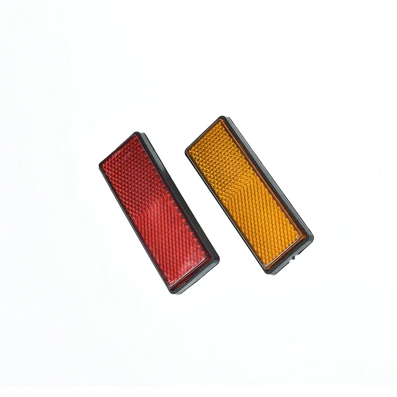 AliExpress 87x32x9mm Reflective Board Mountain MTB Bicycle Rack Tail Safety Warning Lamp Cycling Bike Rear Reflector