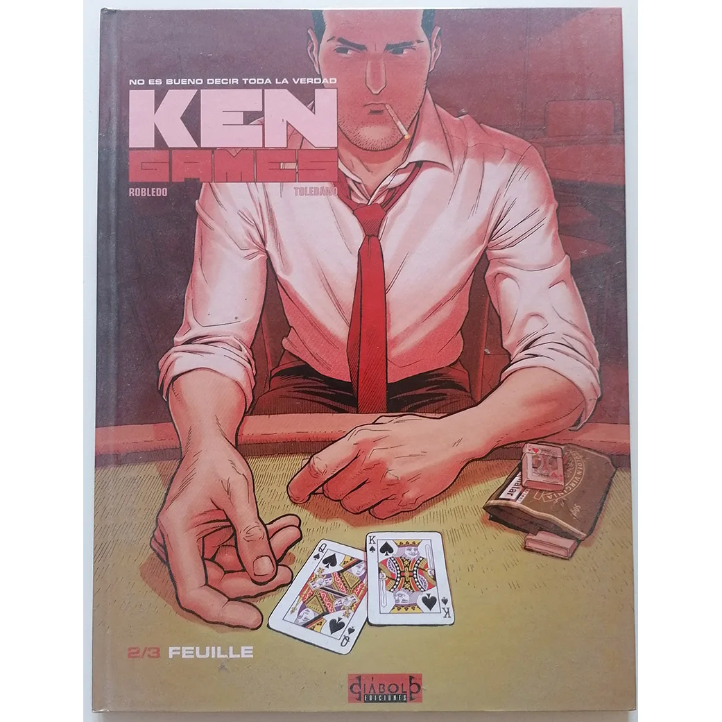 European, KEN GAMES N ° 2 FEUILLE, year 2009, ED. DIABOLO, 1st edition, author JOSE ROBLEDO, ALBUM in Spanish, COMIC BOOK, COMIC BOOK