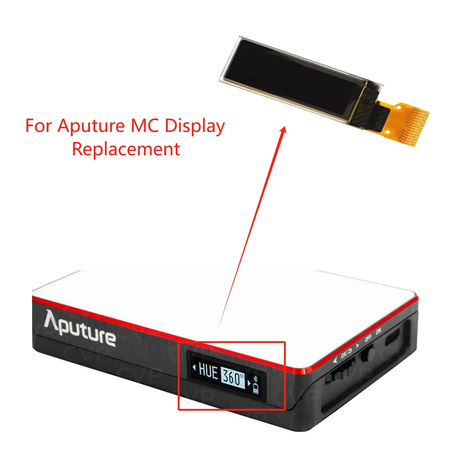 New Oled Screen for Aputure MC Replacement
