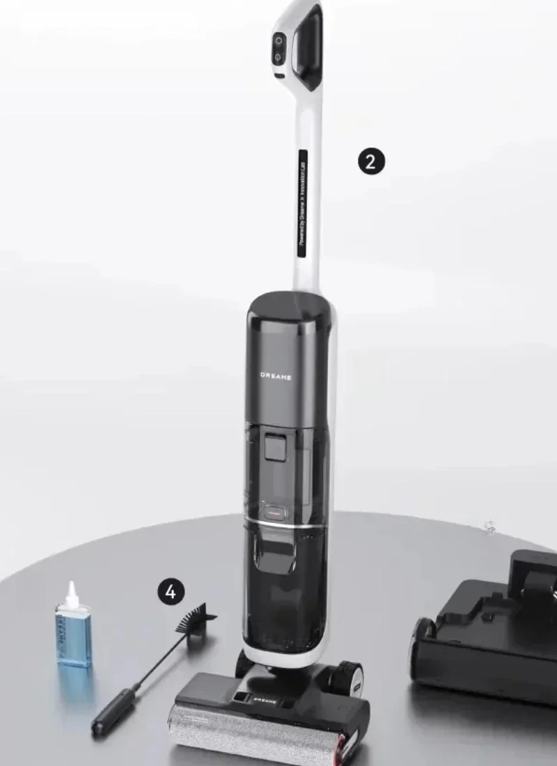 Dreame-Aspirateur Ménager Intégré H30 Ultra Chaud, Lavage, vaccage, Stérilisation, Aspiration et Drag Lavage