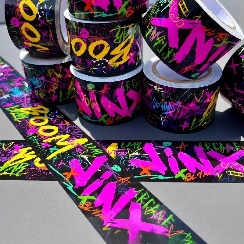 AliExpress Graffiti JINX trendy toy decoration waterproof fish tank tape desktop figurine shelf bicycle self-adhesive stickers