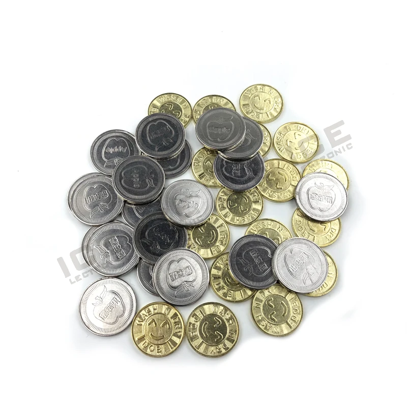 5000 PCS/LOT Vending Machine  2 Sided Custom steel Token Game Ticket Tokens Coin  For  Coin Operated Games