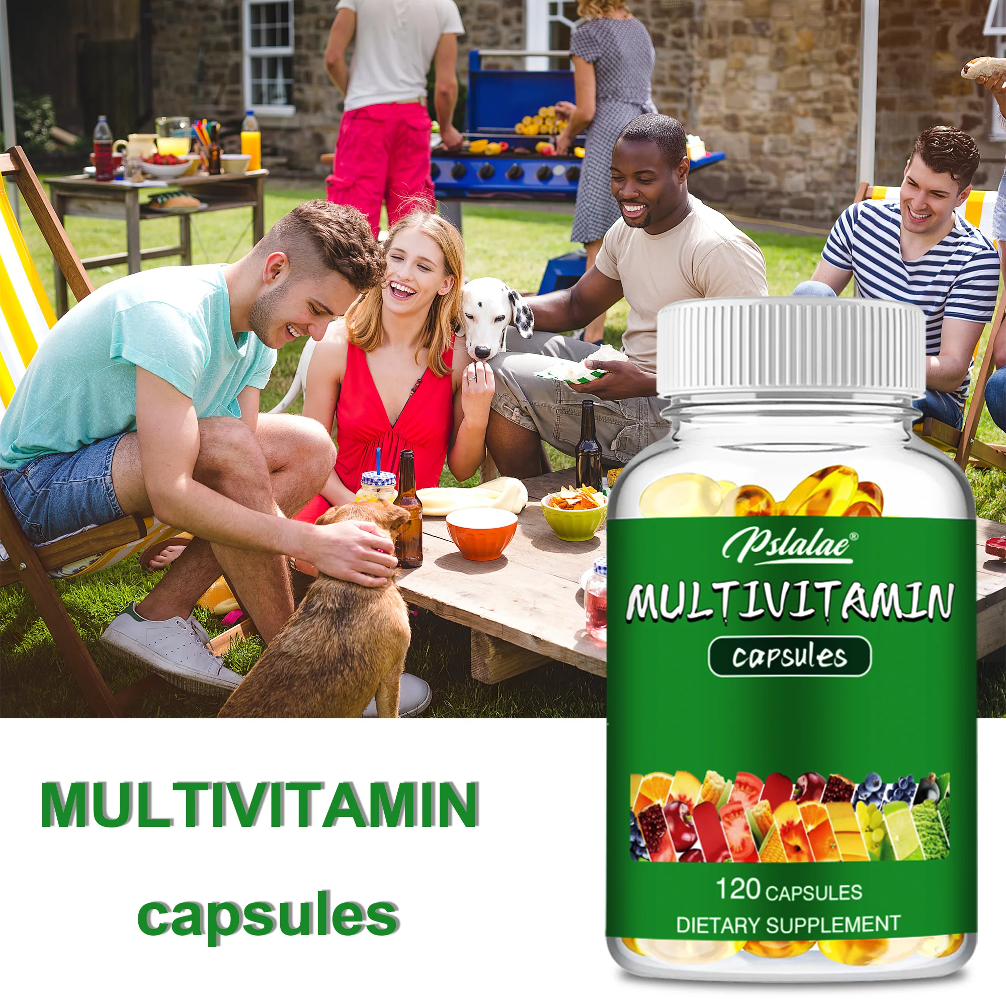 Multivitamin Capsules - Support Energy and Immune Health, Boosts Metabolism - 120 Capsules images - 6