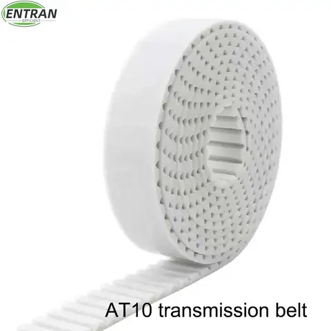 32AT10 타이밍 벨트 오픈 엔드 스틸 코드 동기 벨트 AT10 25 32 50 메가다인 폴리우레탄 타이밍 벨트