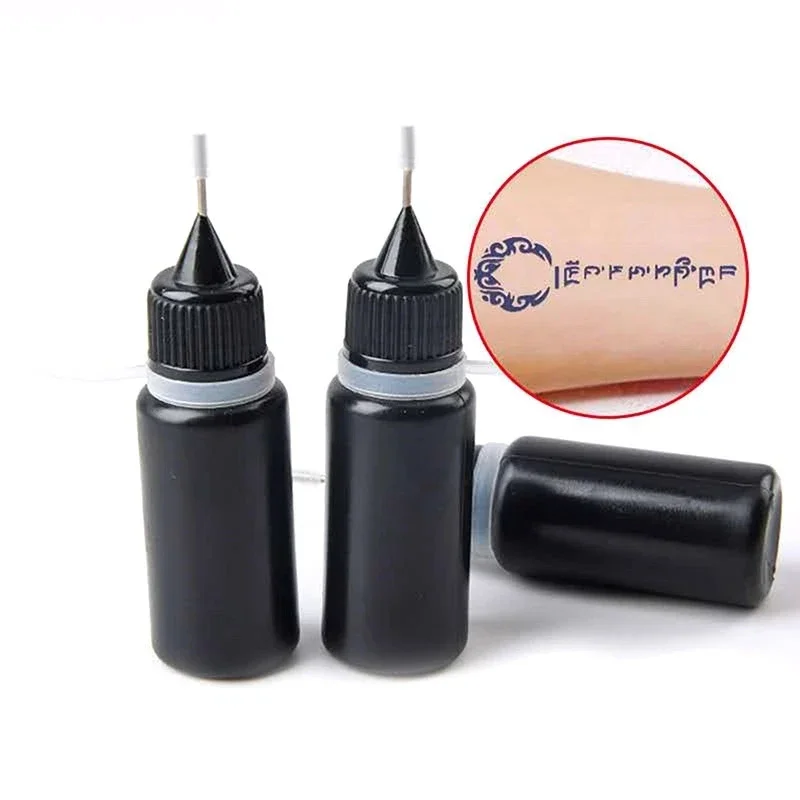 Pâte de tatouage liquide, cônes au henné, crème de tatouage indienne pour autocollant temporaire, peinture corporelle, accessoires d'approvisionnement d'art corporel, 10ml/bouteille