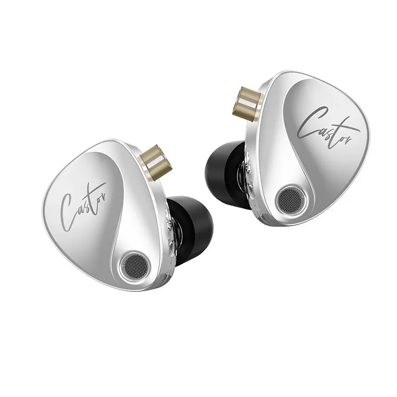 KZ Castor In Ear HiFi Earphone 2 Dynamic High-end Tunable Balanced Armature Earphones Monitor Headphone Cancelling Earbuds