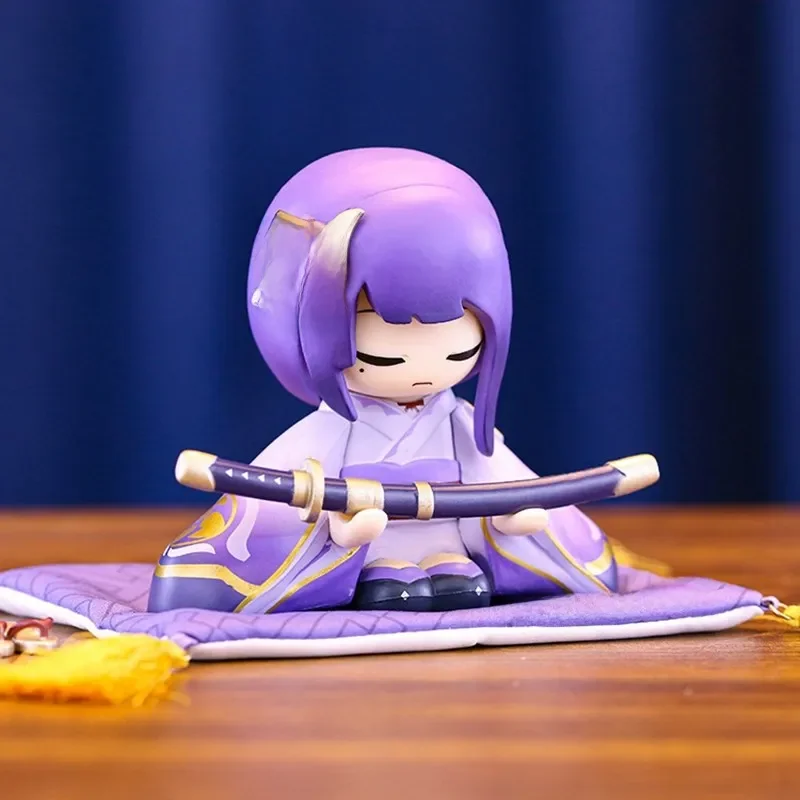 Figurine de dessin animé Genshin Impact Beelzebul Xiao Klee, 10CM, poupée mignonne, modèle assis, série de jeu en PVC, Collection, Sculpture, ornement