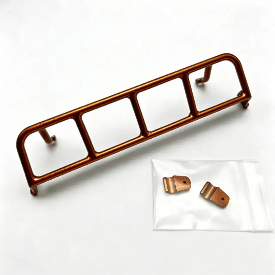 D1RC VP H10 CNC Aluminum Light Rack, Metal Light Bar Mount for 1/10 RC Crawler Model Car Tube Chassis