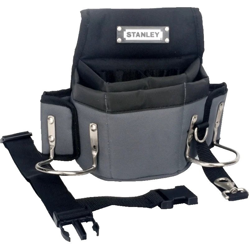 STANLEY 95-267-23 Repair Tool Bag with Waist Belt & 4 Pockets 2 Slots Multi-function Tool Storage Bag