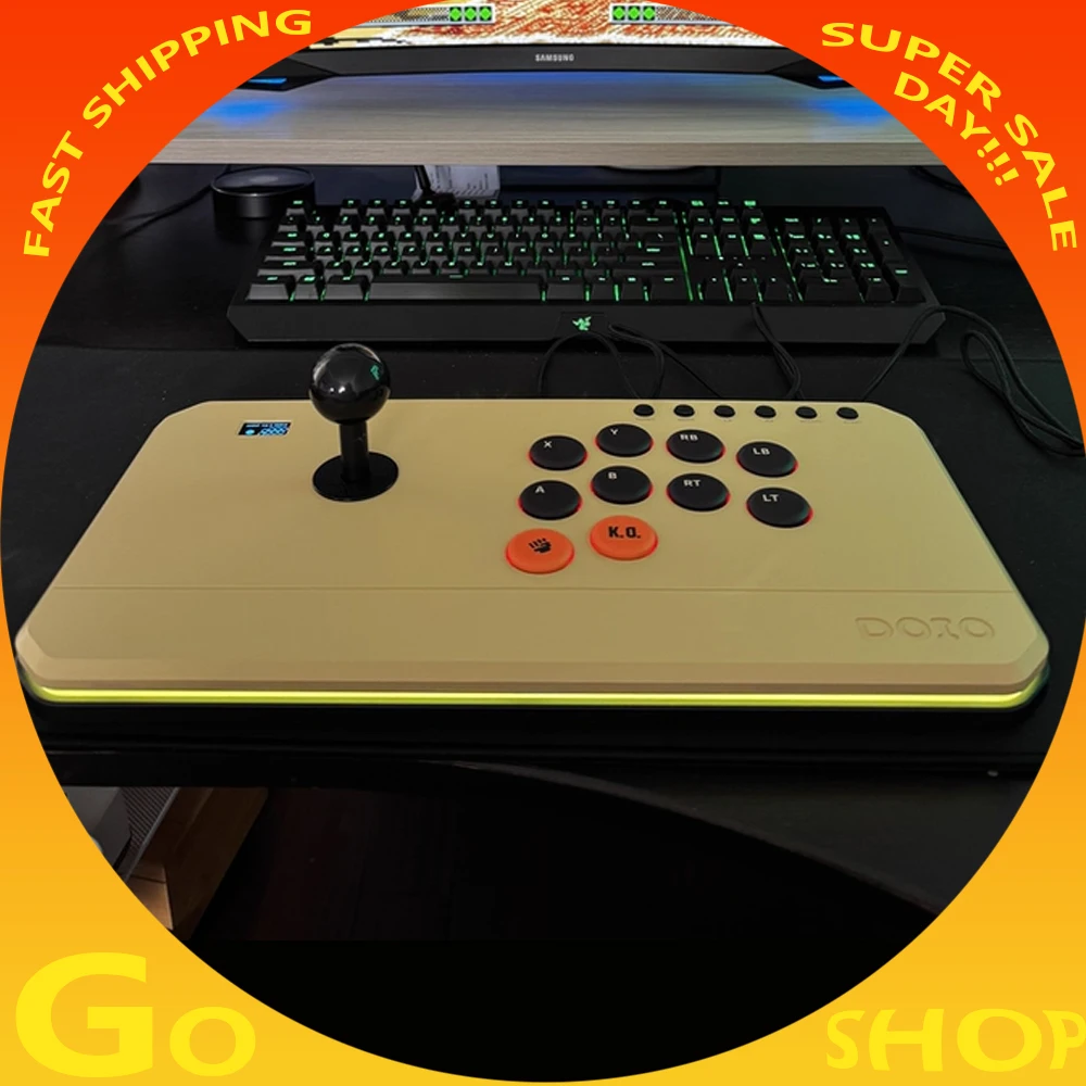 

DOIO HITBOX KBGM-H08B игровая клавиатура из алюминиевого сплава с подсветкой PBT для PS4 PS5 переключатель клавиатуры пользовательские аксессуары для ПК паровая