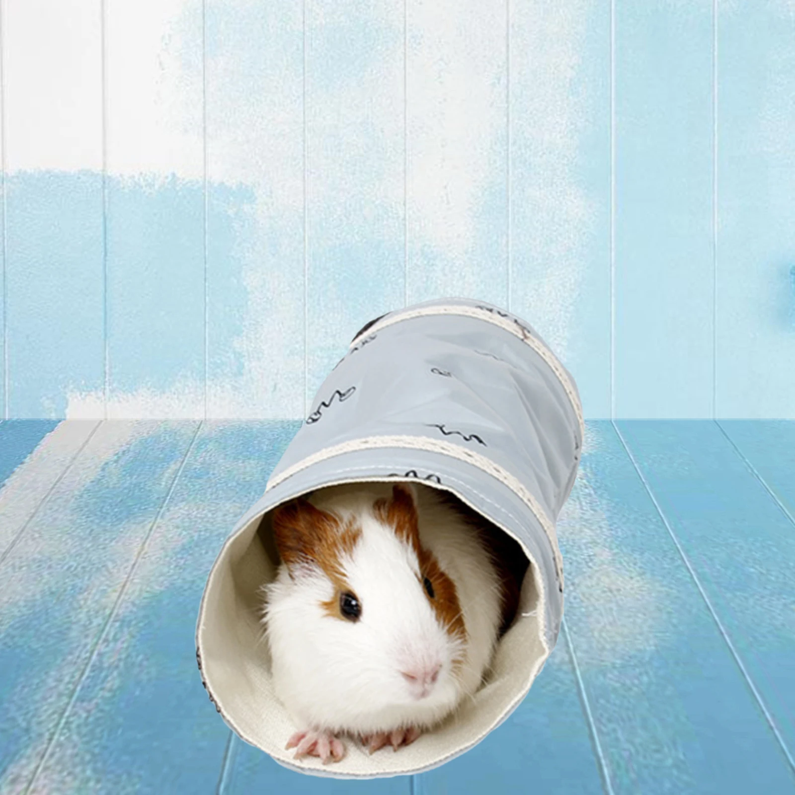 Mini Hamster Guinea Pig Tunnel 2-Way/3-Way Toy Pet Cages Hedgehog Tube House Cave Small Animals Rat Mouse Toy Pet Supplies view 5