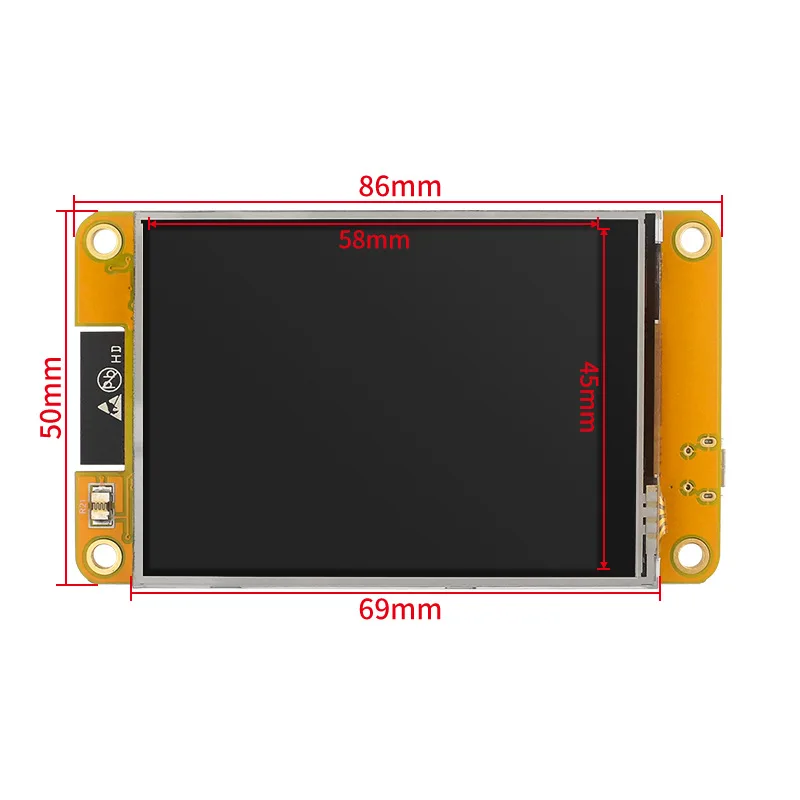 Placa de Desenvolvimento ESP32, Smart Display Module para Arduino LVGL, 2.8 em TFT LCD Touch Screen, Wi-Fi e Bluetooth, IOS, 2.8 in, 24x320