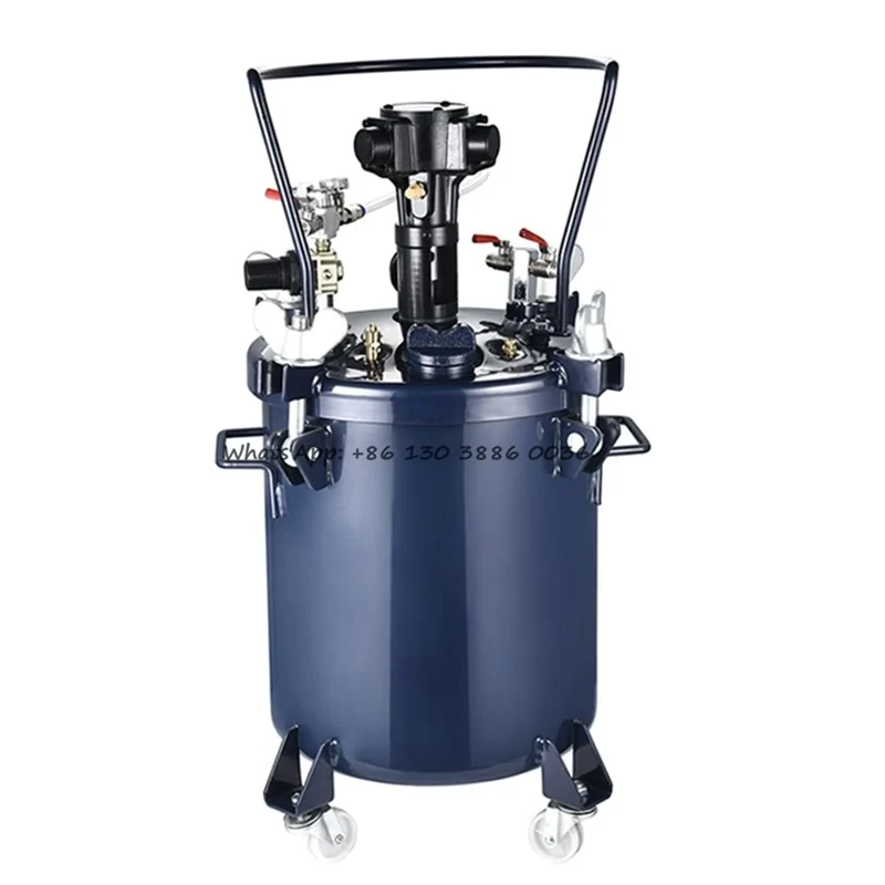 

Commercial 20L High Performance Pneumatic Stirring Automatic Mixing Paint Pressure Pot Tank with Air Powered Mixing Agitator