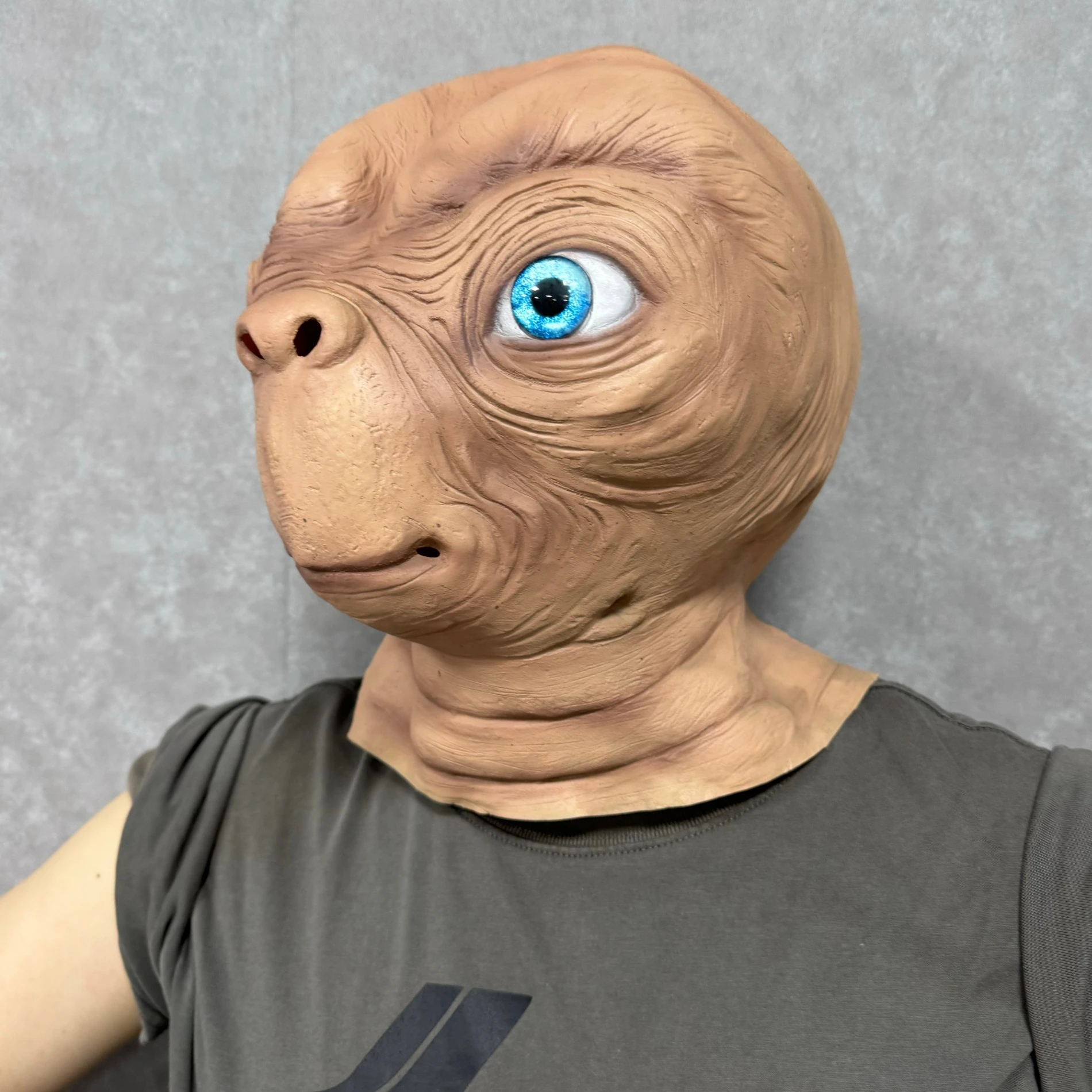 Realistic Alien ET Full Head L - огляд і ціна Latex Alien Mask Realistic