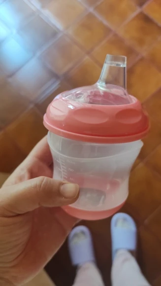 Child Bottle Children's Water Bottle Leakproof Water Bottles Outdoor Portable Children's Cups Infant Training Cups WithHandle photo review