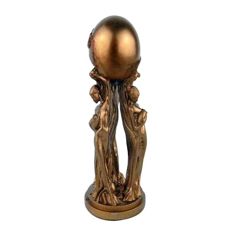 Le monde est votre Statue trophée pour bureau décoration de la maison cérémonie de remise des diplômes d'anniversaire Statue en résine facile à utiliser