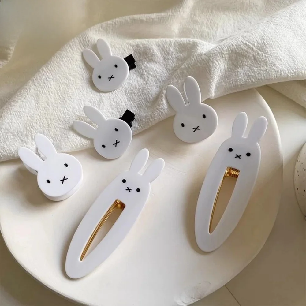 Nette Miffy Kawaii Ins Haar Dekoration Clip Prinzessin Pony Clips Süße Kühle Kaninchen Y2K Persönlichkeit Kopfbedeckung Student Mädchen Geschenke