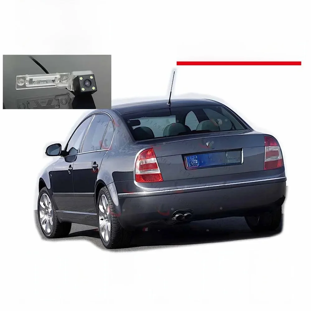 JIAYITIAN kamera tylna do Skoda Superb B5 2001 2002 2003 2004 2005 2006 2007 2008 CCD Night Vision/Backup kamera parkowania — zdjęcie 2