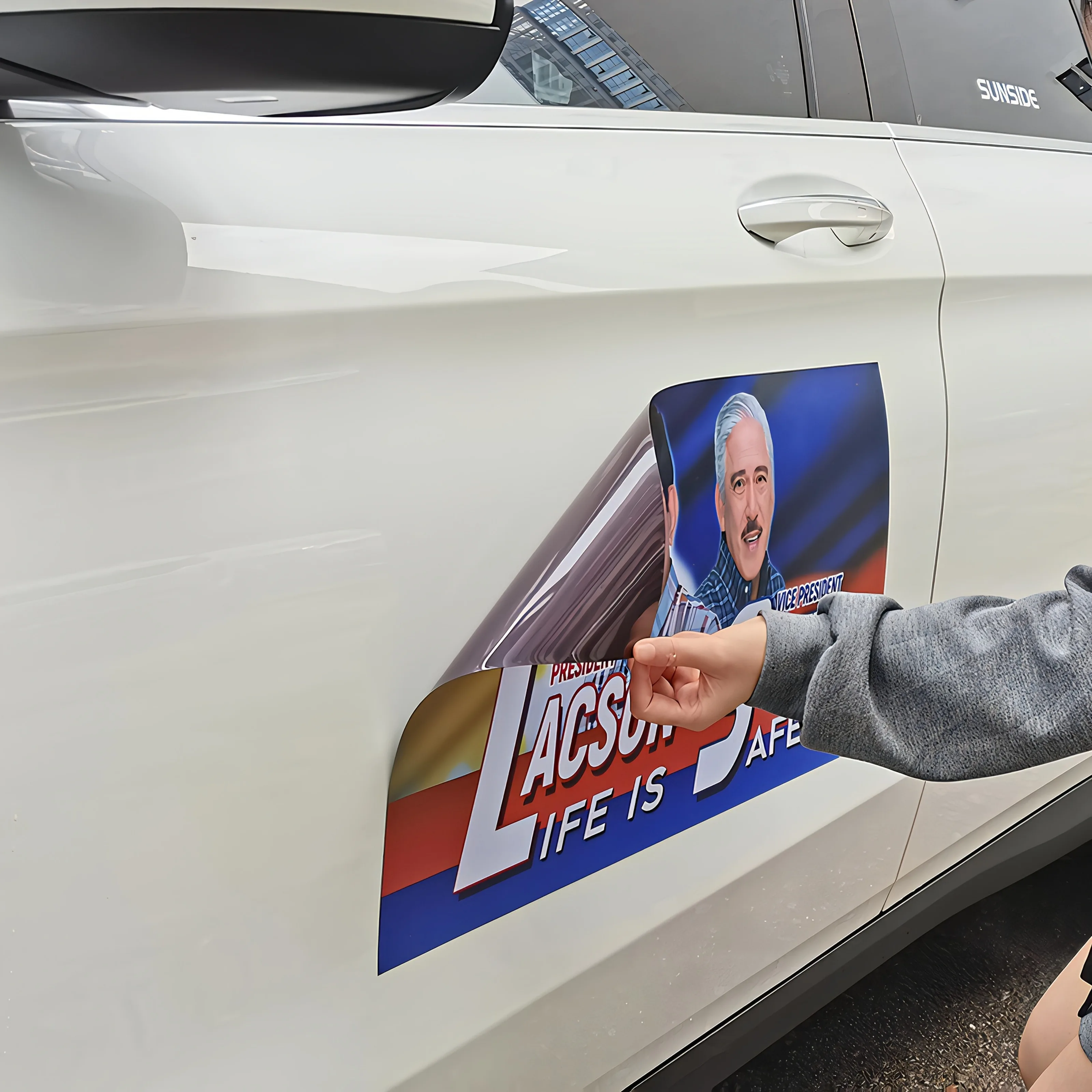 Custom Car Magnet stickers, Durable Car Magnets, Perfect for Commercial Vehicle Advertising, Customize Your Logo image 2