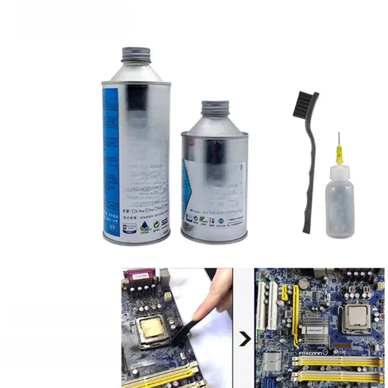 Entretien lavage plaque nettoyage sans plomb protection de l'environnement téléphone carte mère PCB circuit imprimé colophane flux nettoyant agent