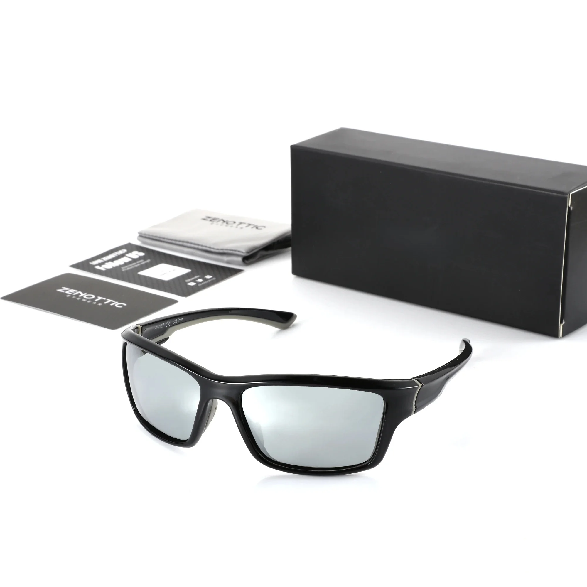 ZENOTTIC Mode Fietsen Sport Zonnebril UV Bescherming Gepolariseerde Zonnebril voor Heren Dames Rijden Reizen Schaduw - afbeelding 2