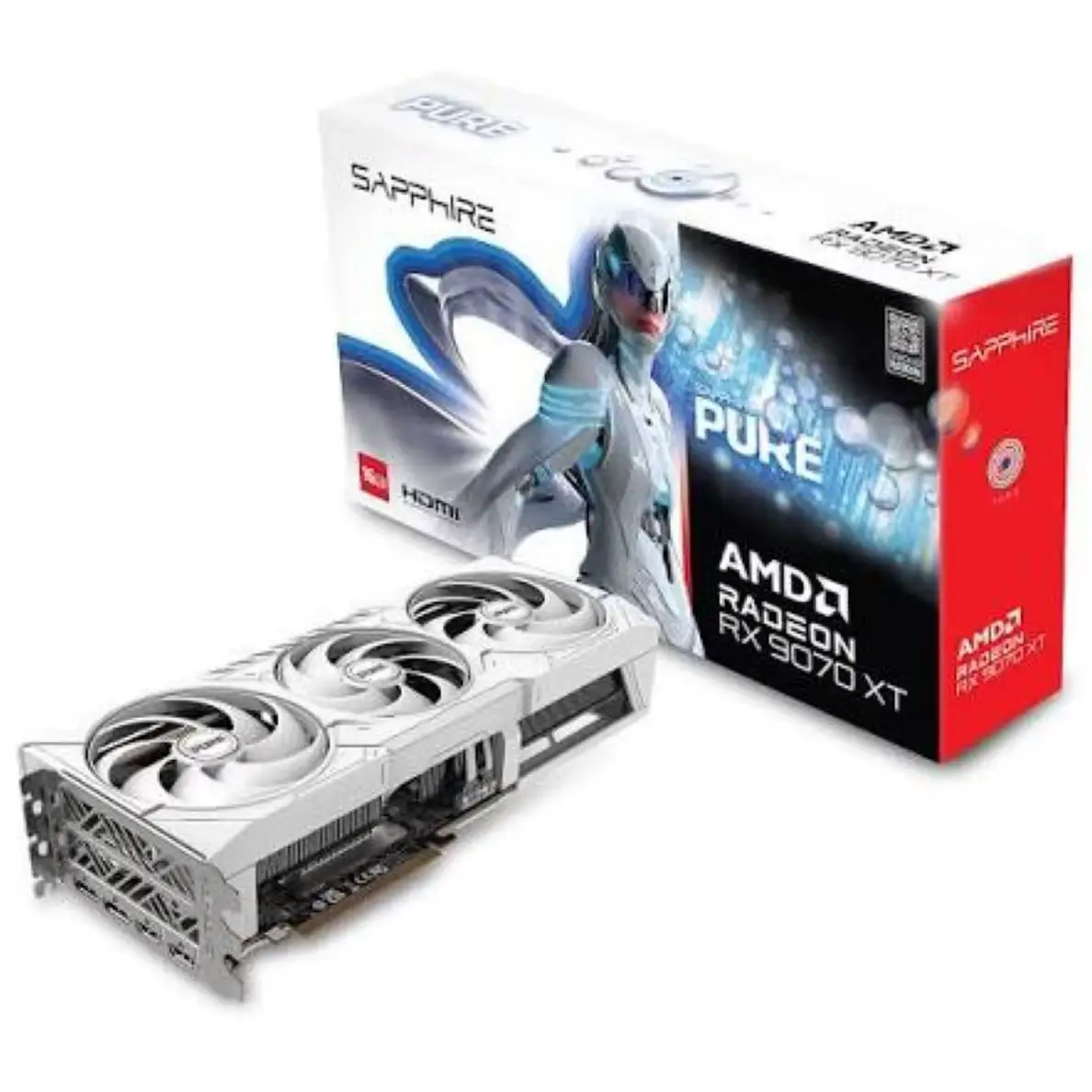 100% OFFICIAL SALES Sapphires PURE AMD Radeon RX 9070 XT 16GB