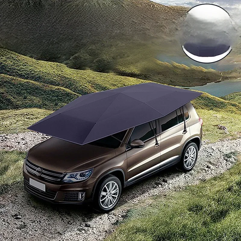Pare-soleil universel pour voiture, couverture de parapluie, tente, gril, protection UV, étanche, 4x2,1 m
