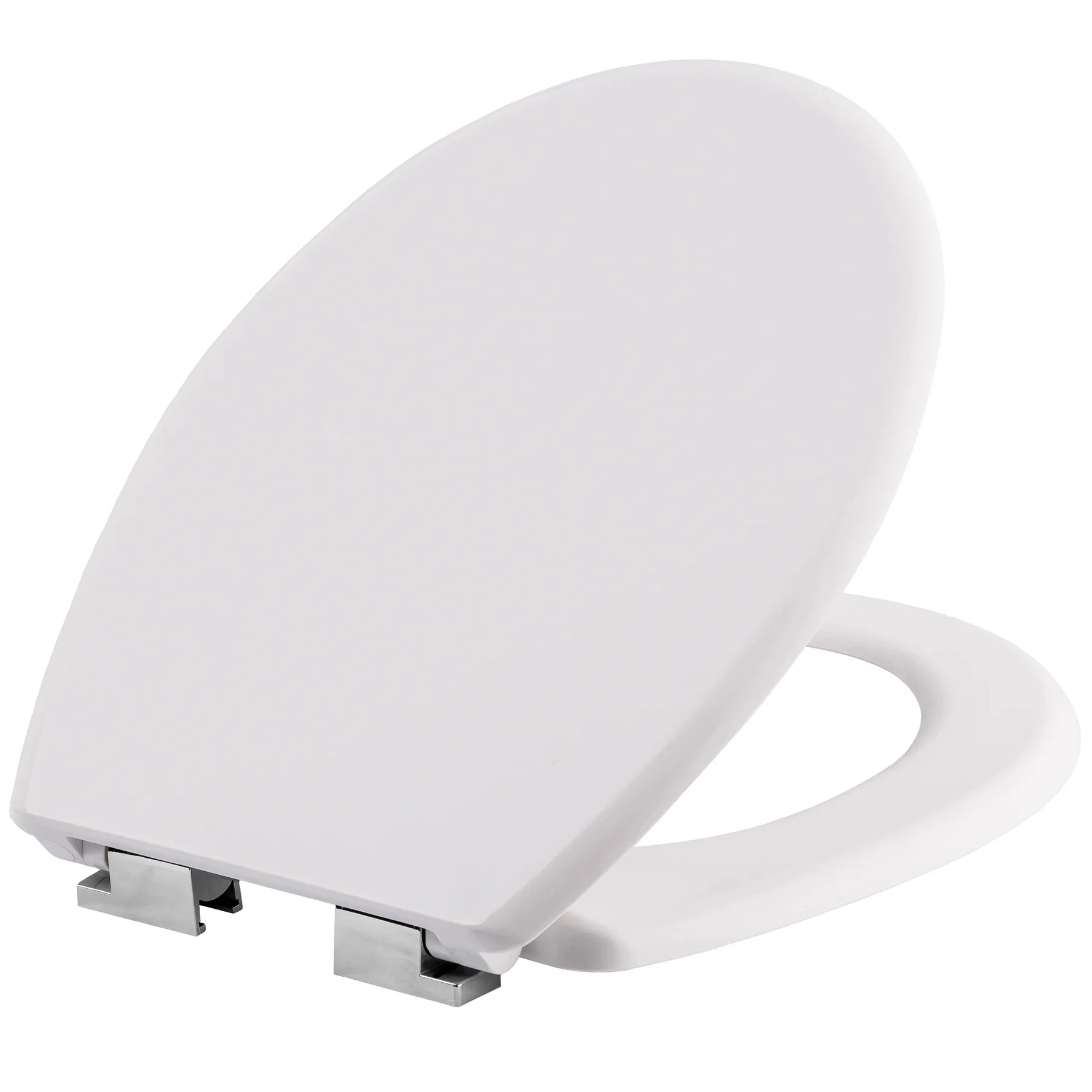Tectake - Tapa de váter Premium | Caída amortiguada | Sistema Easy-Close | Plástico termoestable de alta calidad | Diseño clásico y atemporal | Duradero