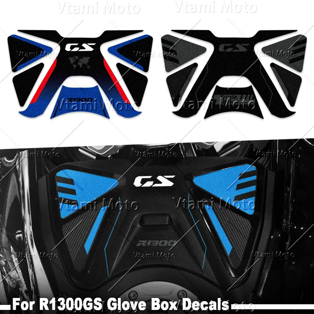 For R 1300 GS R1300 GS Triple Black Trophy 2024 2025 Motorcycle Glove Box Stickers Motorrad Protection Decals