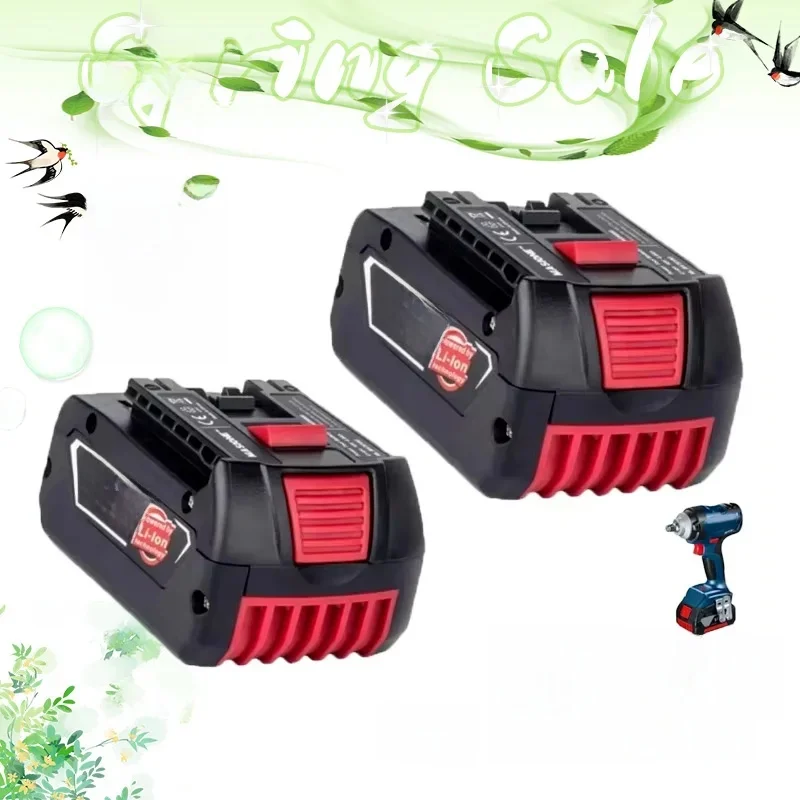 100 % Original18 V 3,0/4,0/5,0/6,0 Ah wiederaufladbarer Lithium-Ionen-Akku für Bosch 18 V 6,0 A Backup-Batterie, tragbarer Ersatz BAT609