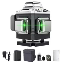 4D 16 Lines Laser Level Self-Leveling Green Light Beam 360° Horizontal Vertical Cross Lines Laser Level Construction Tools