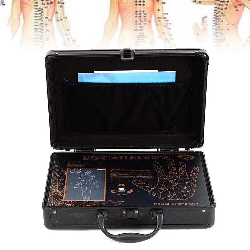 Palm Touch Quantum Analyzer Machine Magnetic Resonance Body Scanner Analyzer Health Detector Full Body Analysis Sub-Health Test