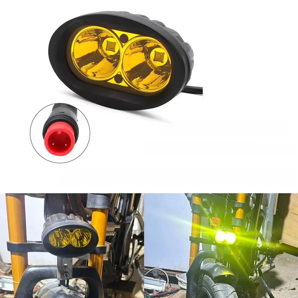 AliExpress E-bike High Output LED Headlight For Rad Power Bikes mini Rover Expand Runner Plug & Play Off Road Vehicle Motorcycle Light