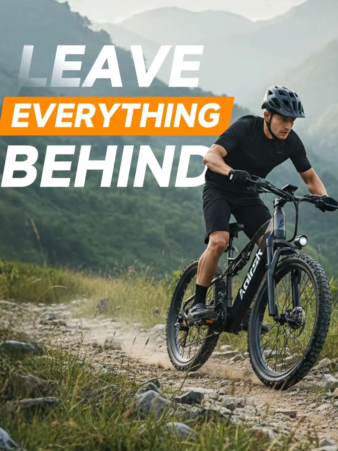 Elektrofahrrad Aairsk XT90 Schwarz, 21 Gänge, 250W Motor, 48 V 20 Ah Lithium-Ionen-Akku, 26-Zoll-Reifen, Drehmomentsensor, Offroad-Elektrofahrrad