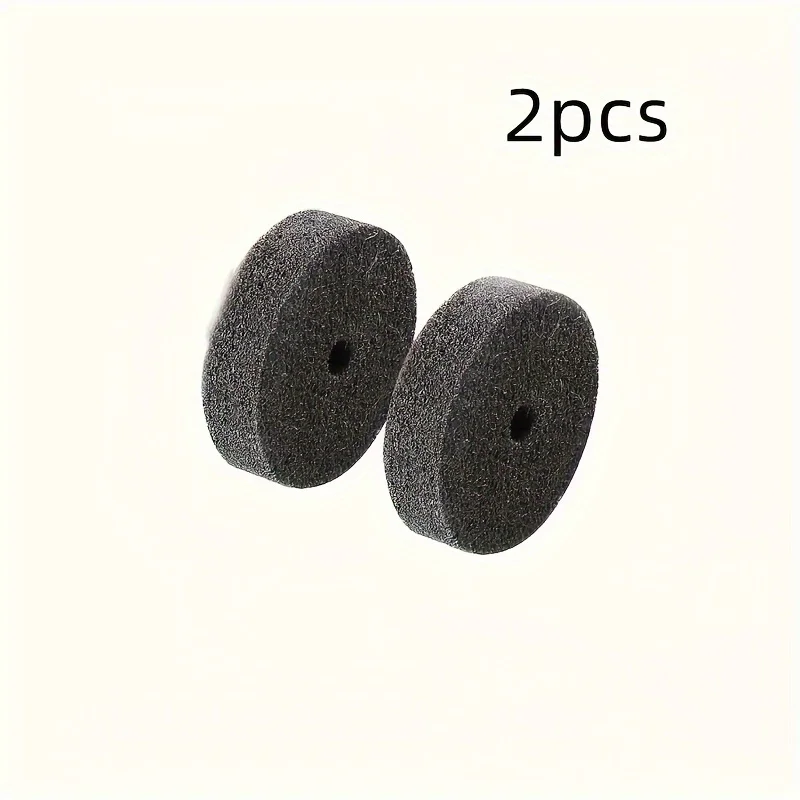 

2 комплекта трехдюймовых шлифовальных кругов премиум-класса из нейлонового волокна для настольных шлифовальных машин с подшипниками 3/8 дюйма, зернистость из глинозема