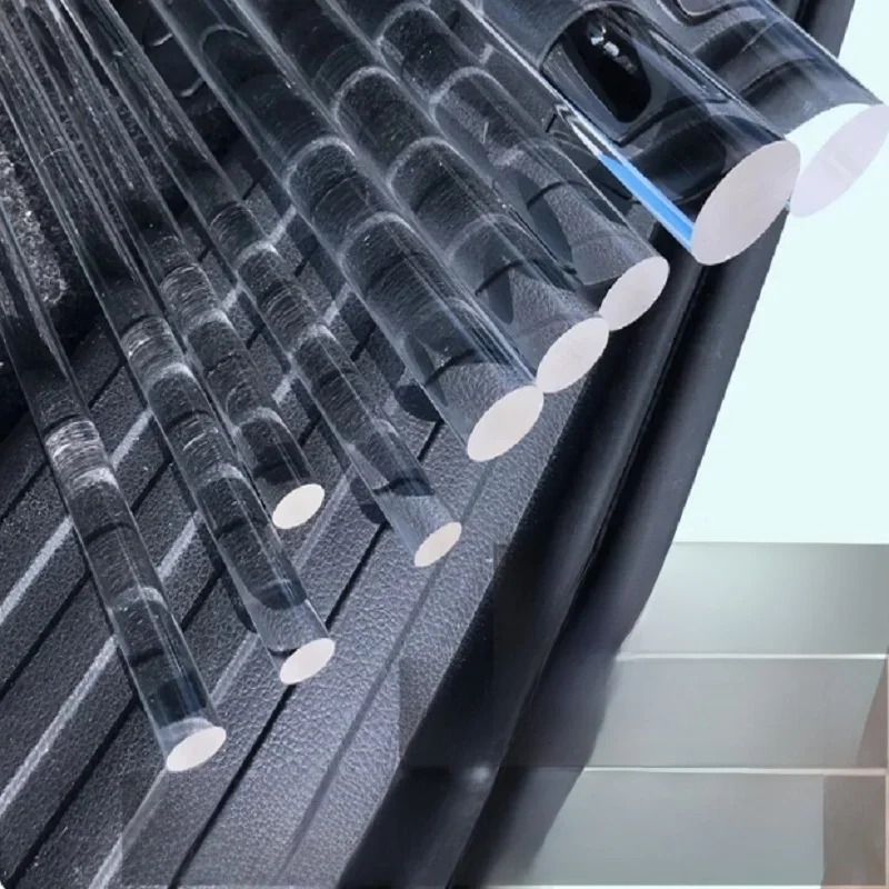 Clear Acrylic Round Rod Round 2mm 3mm 4mm 5mm 6mm 8mm 10mm 12mm 15mm 18mm 20mm 25mm 30mm 35mm 40mm 45mm 50mm