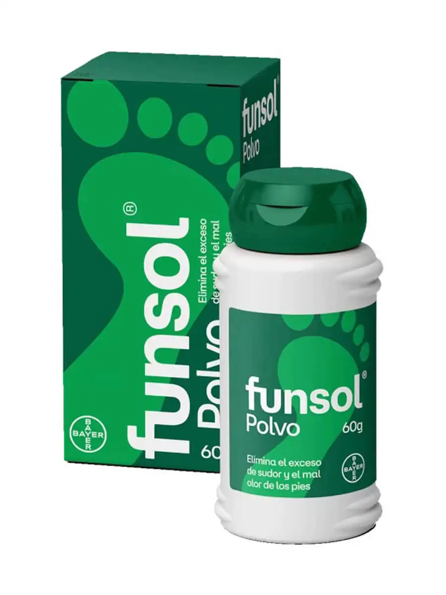 Funsol deodorant powder 60 gr-eliminates bad smell and excess sweating on the feet