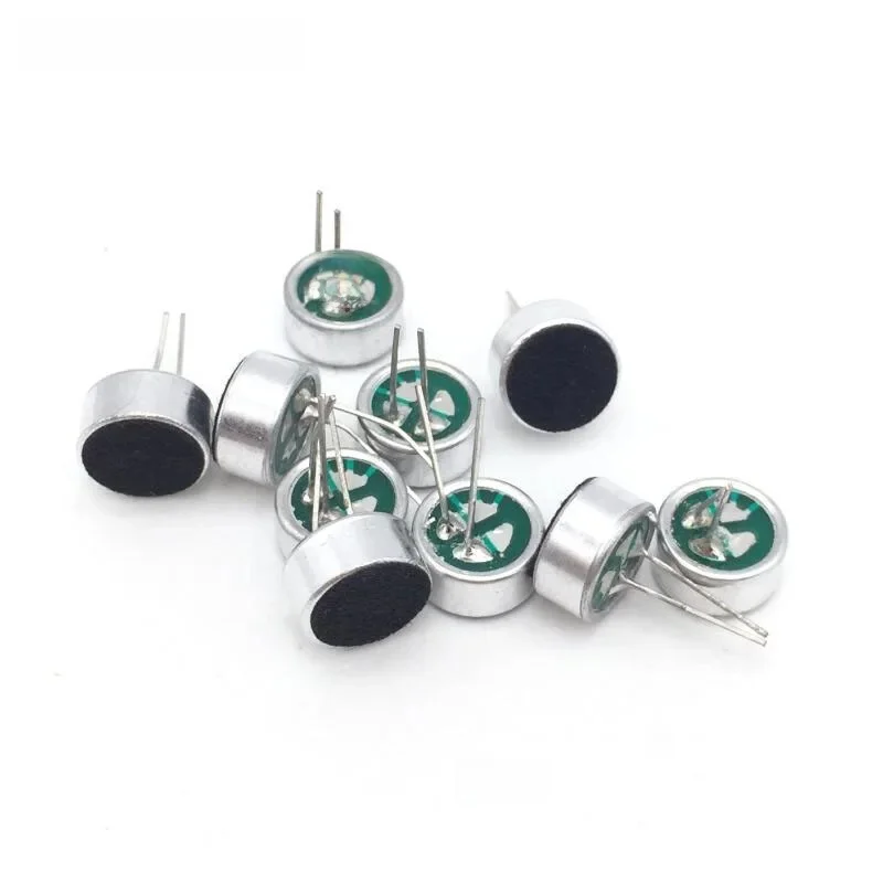 10 PCS/LOT Mikrofon elektretowy 9x4,5 mm 9745 z 2-pinowym przetwornikiem — zdjęcie 2