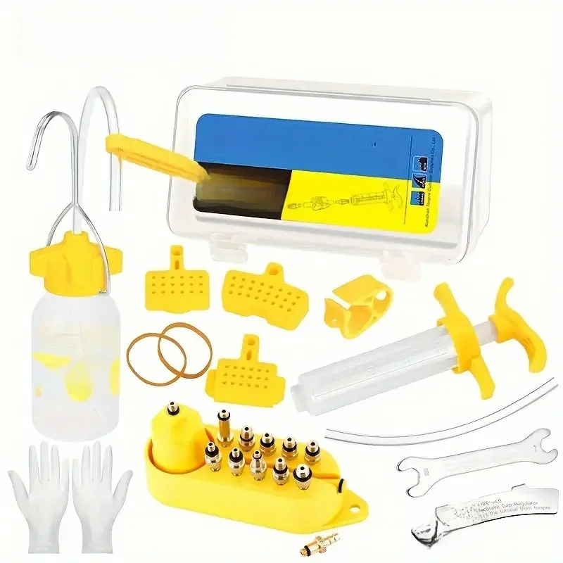 AliExpress TOOPRE Bike Hydraulic Disc Brake Oil Bleed Kit Tool MTB Road Brake Bleed Kit Repair Tools For Shimano Magura Tektro Sram