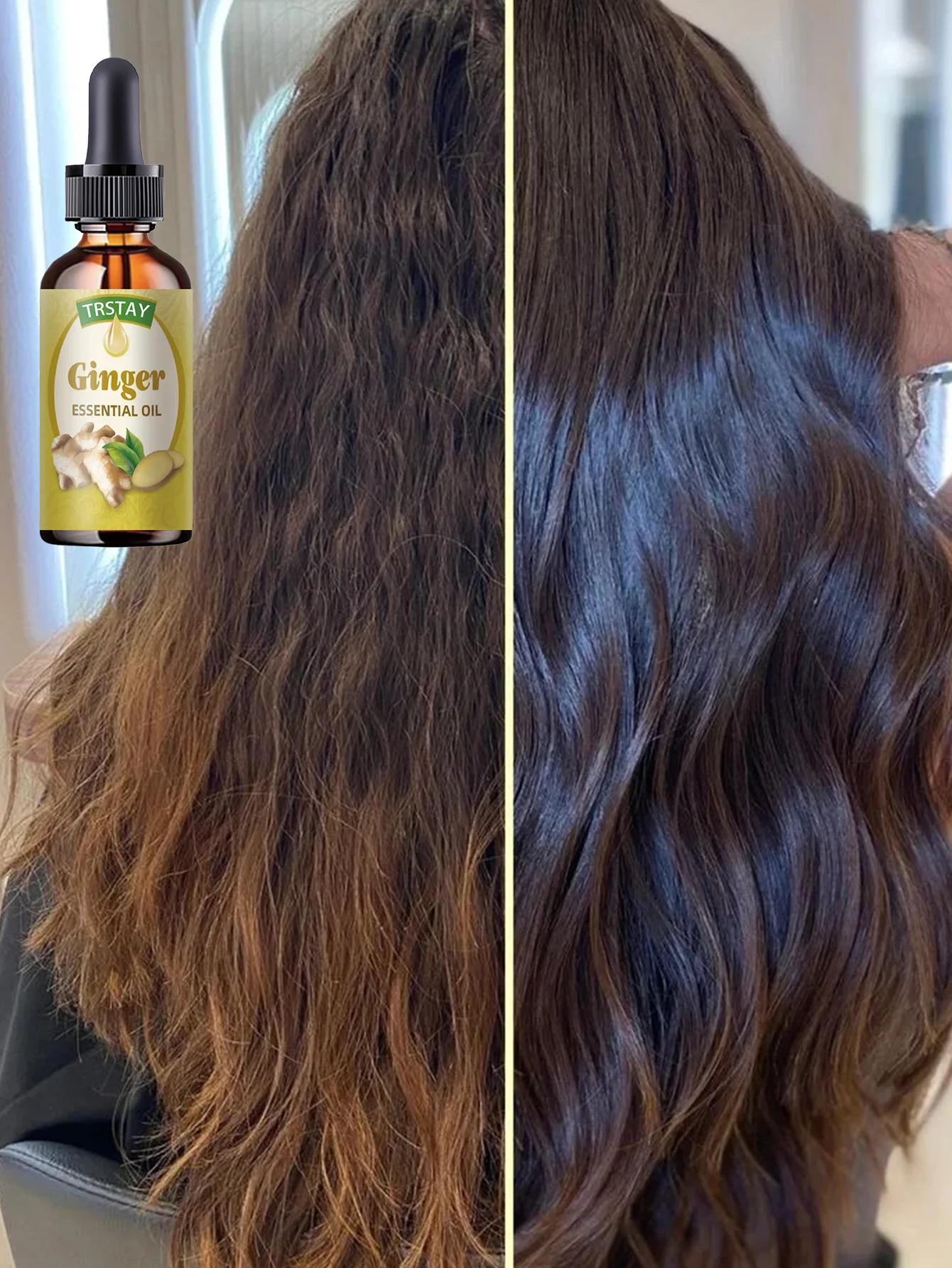 Moisturizing Hair Treatment Deep Conditioning Formula Repair Damaged Hair Smooth Frizz Split Ends Silky Smooth Tangle Free Enhan - Image 3