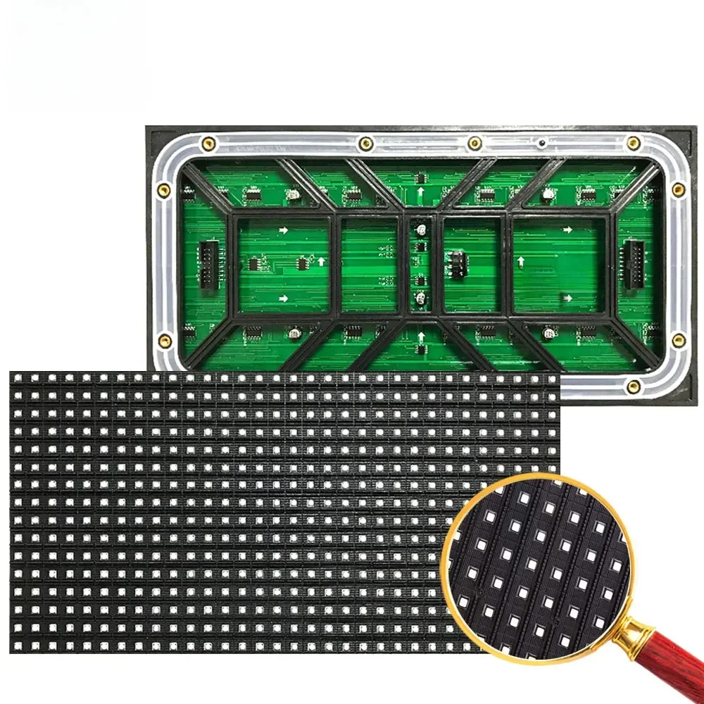 Pełnokolorowy wyświetlacz LED SMD3535 P10 z modułem zewnętrznym 320x160mm Najniższa cena — zdjęcie 2