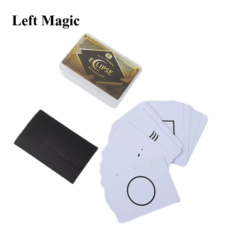 Eclipse by Dee Christopher Magic Tricks ESP Card Prediction (Gimmicks and Online Instructions) Magia Close Up Illusions Prop