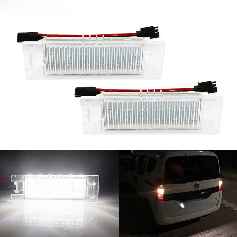 Lampe de plaque d'immatriculation LED étanche 12V, pour Jeep Renegade 2015 2016 2017 2018 2019 2020 2021, assemblage d'éclairage de plaque d'immatriculation blanche