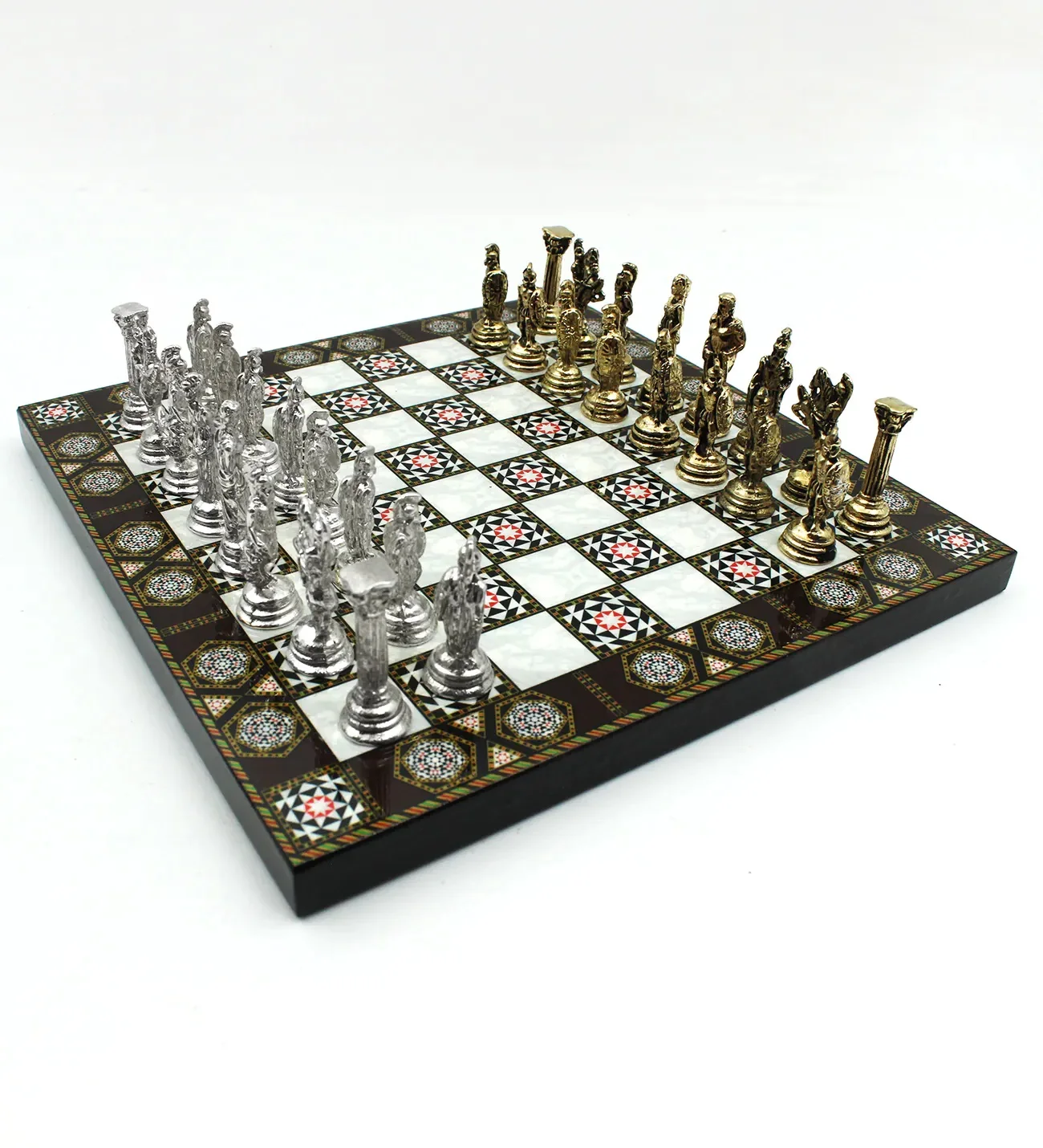 Mythological Hero Figured Chess Set Custom Design Free Shipping