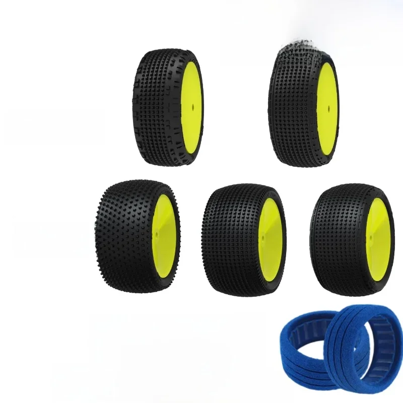 Super Prijs Vp Pro Rc 1/10 4WD Buggy Band Voor Achter Zachte Evo 12Mm Moer Rc Racing Band Hoge grip Tlr Xray Ae Sworkz - afbeelding 2