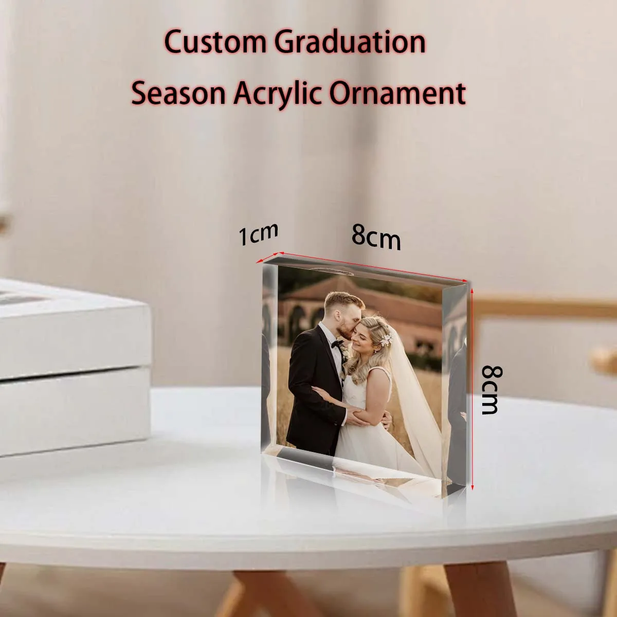 Custom Acrylic Photo Block - Graduation Season Gift, Perfect