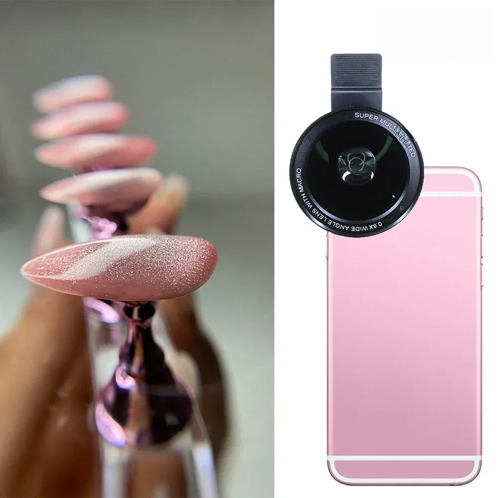 15X obiektyw makro 4K HD profesjonalna fotografia obiektyw aparatu telefonicznego do rzęs biżuteria diamentowa 0,6X obiektyw makro do smartfona — zdjęcie produktu 7