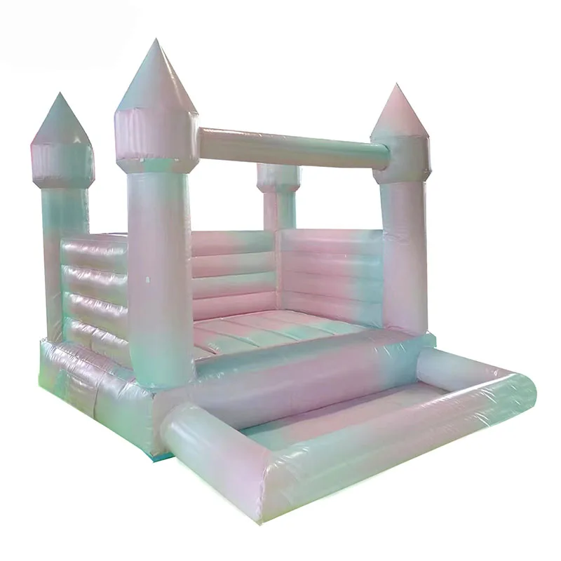 

Happymor Bounce House Colorful Tie Dye Bouncer With Ball Pit Adults Wedding Inflatable Castle For Party Rental