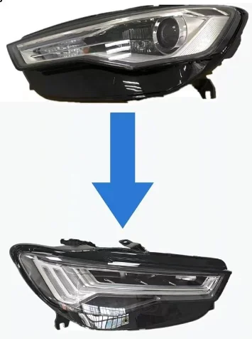 Upgraded 2018 -2021 Audi A6 C8 matrix headlight assembly play and plug make in china